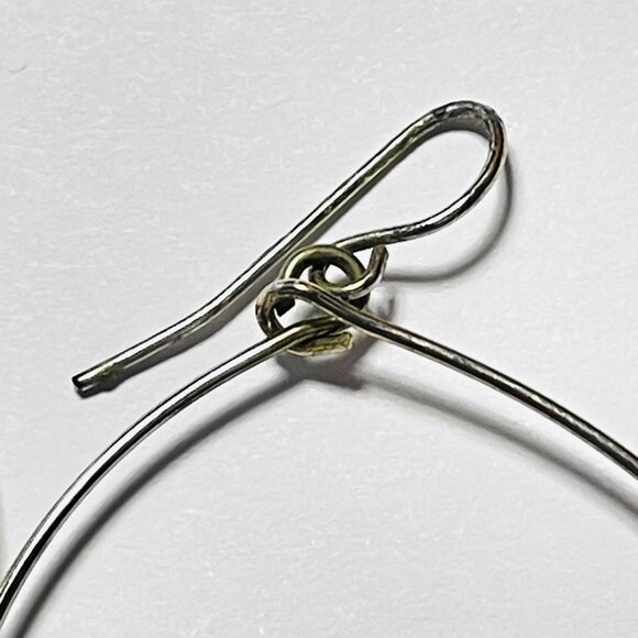 Disney Mickey Mouse Charm Hoop Earrings Gold Tone Beaded Drop - Picture 11 of 11